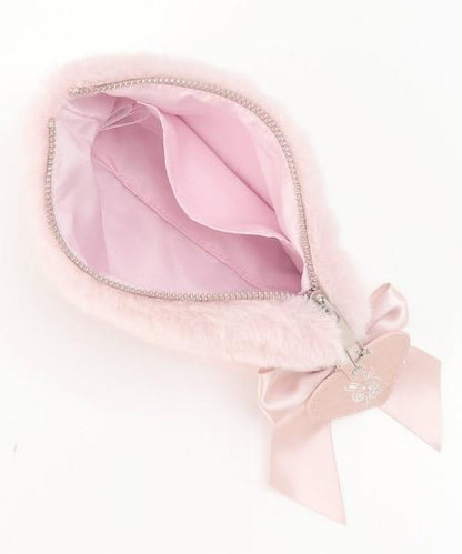 【貝莉艾醬】毛絨掛飾收納包