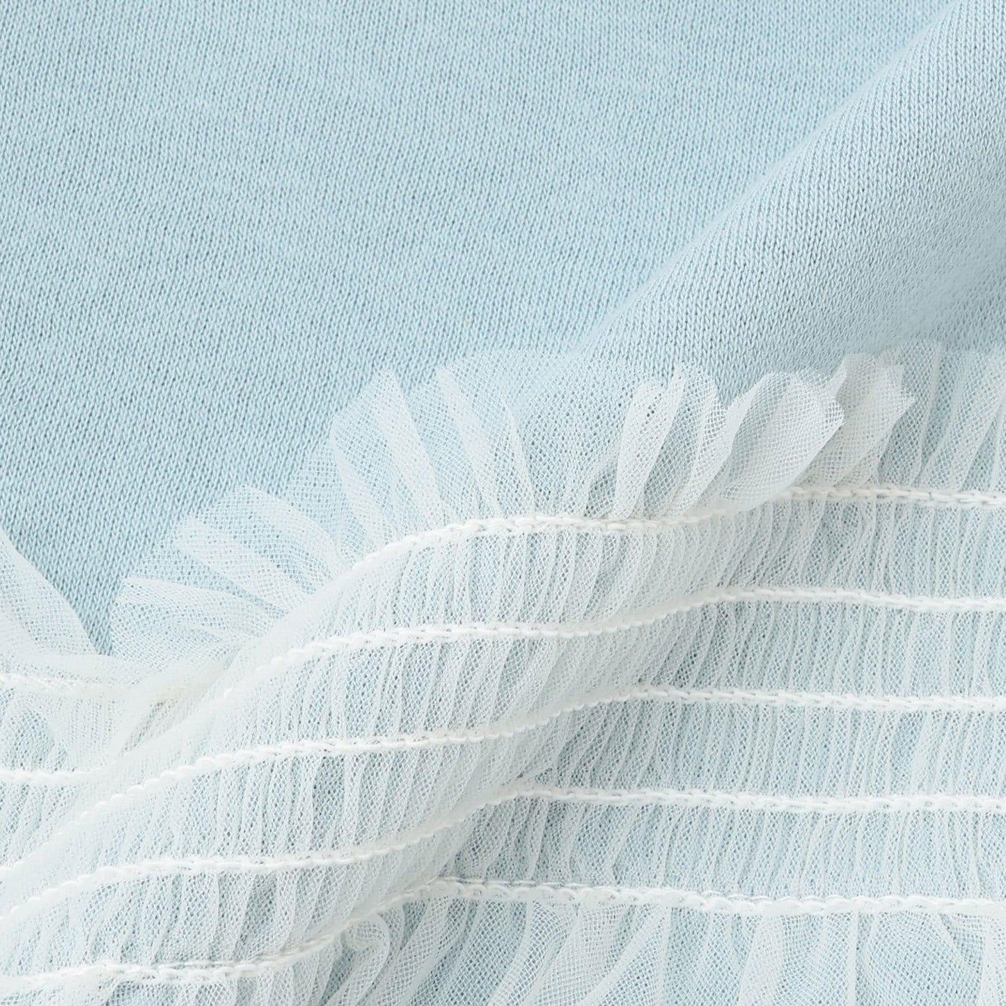 【Lycee mine 芭蕾系列】【加絨】帶蝴蝶結網紗拼接衛衣