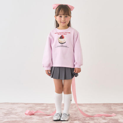 【Lycee mine 芭蕾系列】【加絨內裡】蛋糕圖案印花衛衣