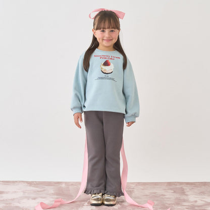 【Lycee mine 芭蕾系列】【加絨內裡】蛋糕圖案印花衛衣