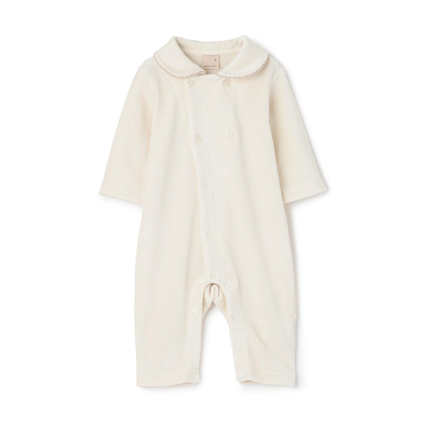 雙排扣帶領連體衣