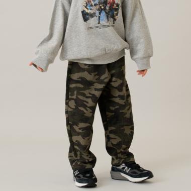 街頭風格寬鬆燈籠褲