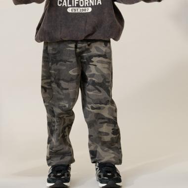 街頭風格寬鬆燈籠褲