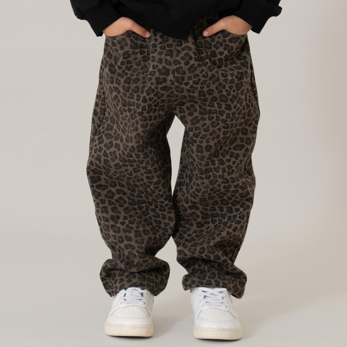 街頭風格寬鬆燈籠褲