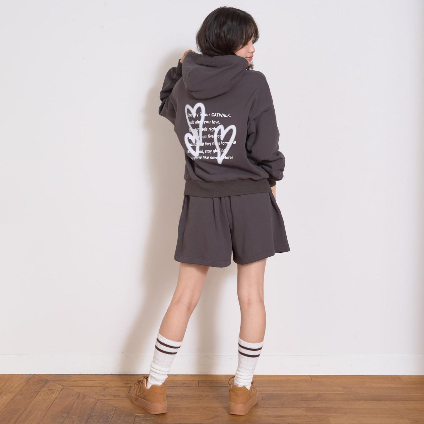 【LTXC】【100%純棉】加絨背面印花套裝