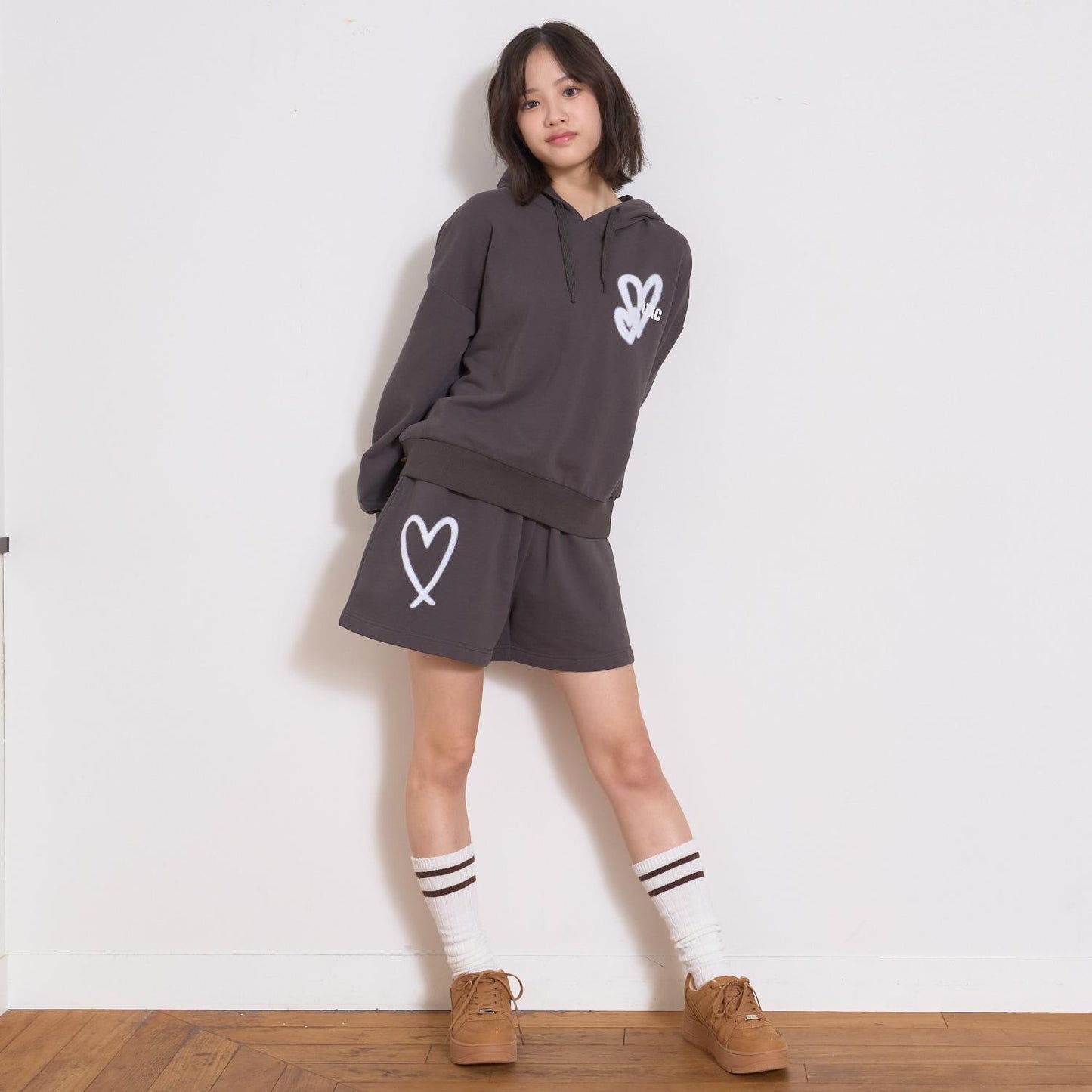 【LTXC】【100%純棉】加絨背面印花套裝