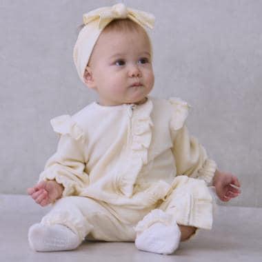 拼色前荷葉邊連體衣