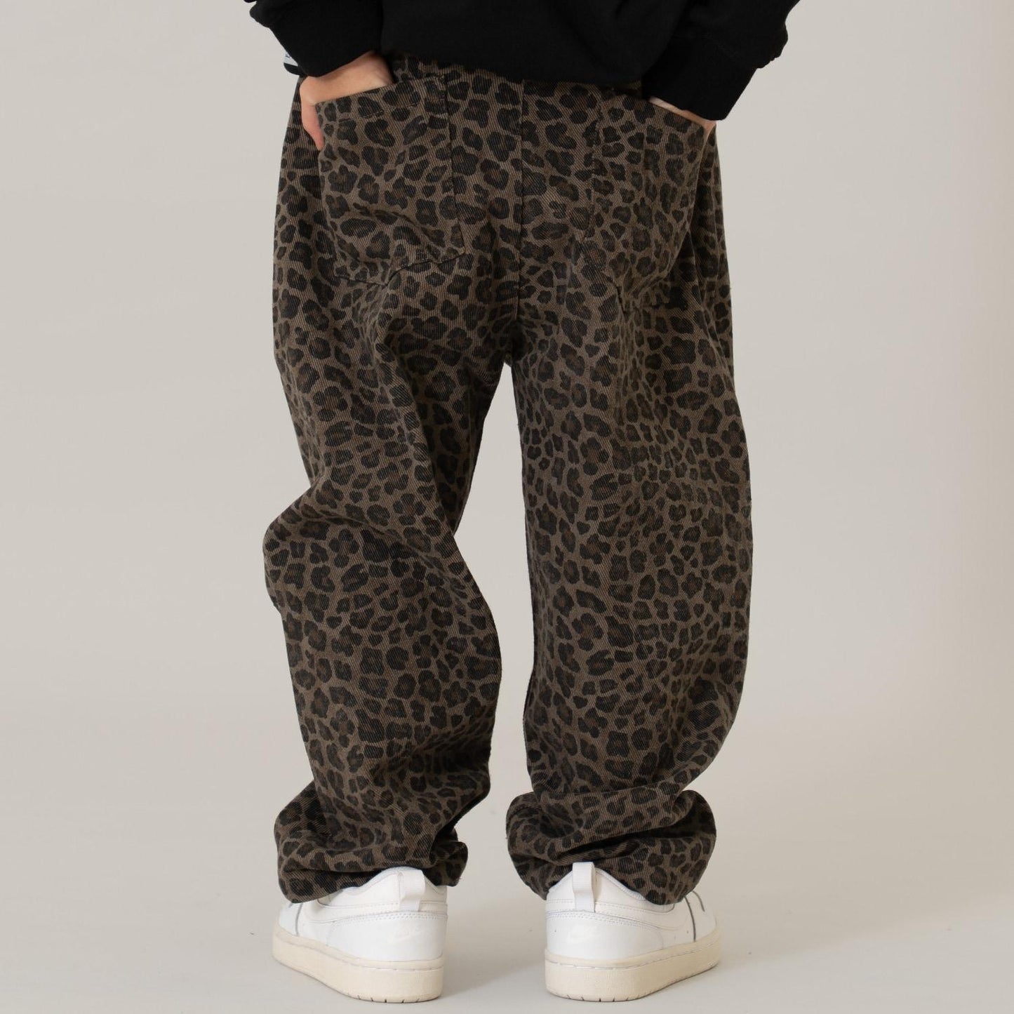 街頭風格寬鬆燈籠褲