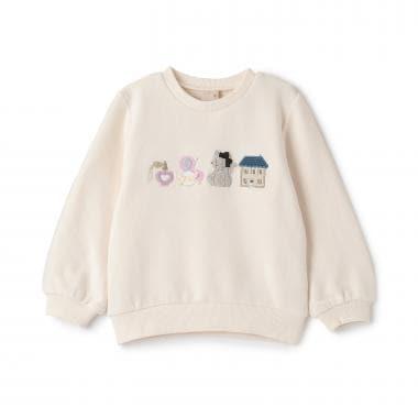 【フワのびっと】拼接貼布衛衣