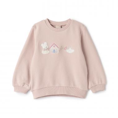 【フワのびっと】拼接貼布衛衣