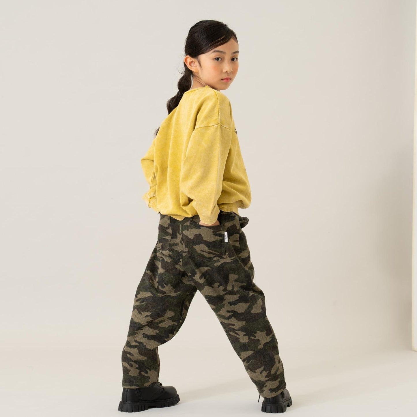 街頭風格寬鬆燈籠褲