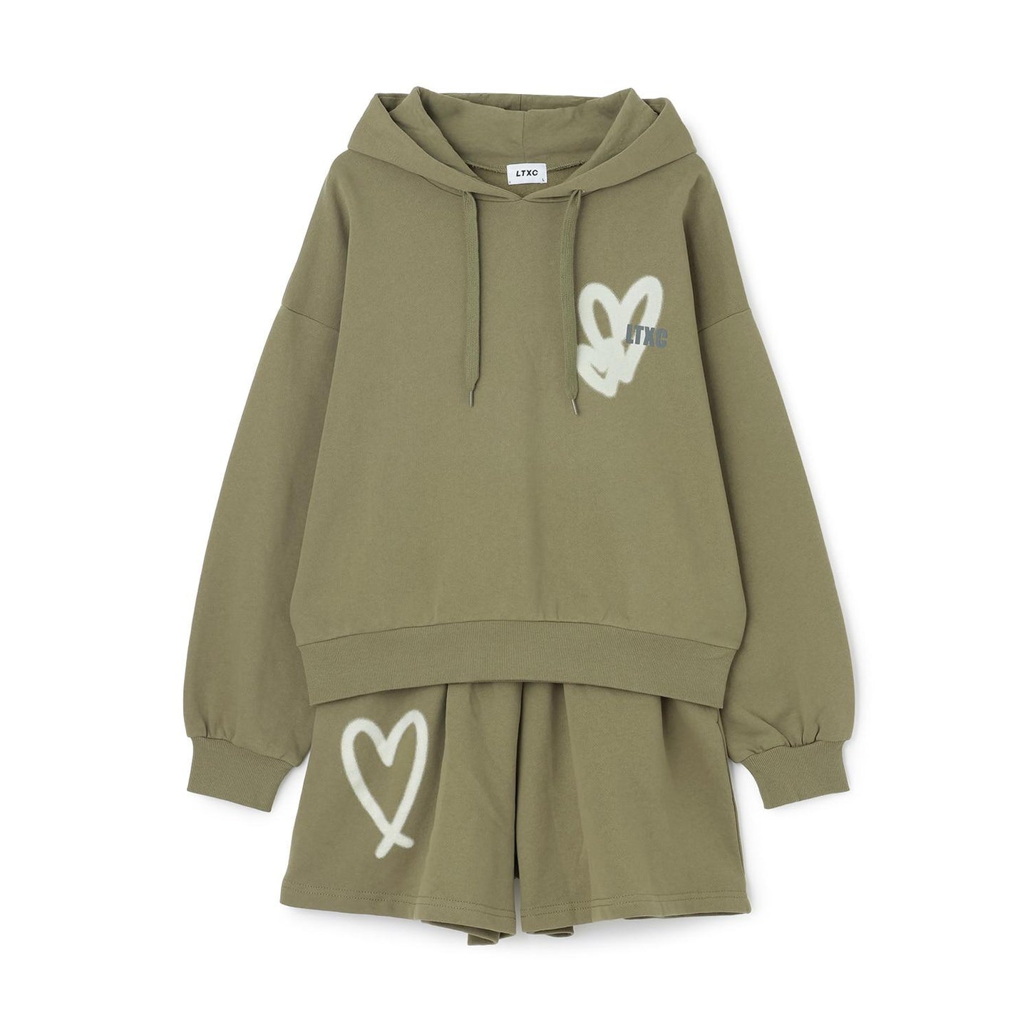 【LTXC】【100%純棉】加絨背面印花套裝