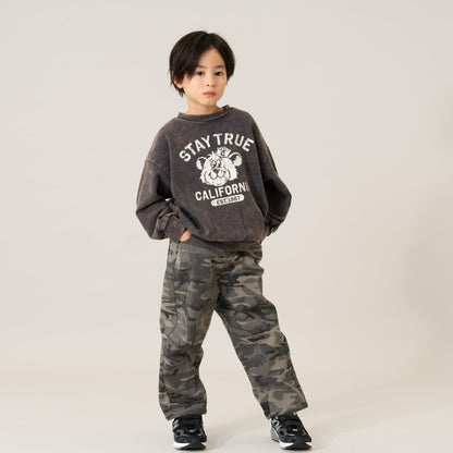 街頭風格寬鬆燈籠褲