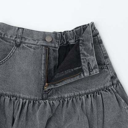 【LTXC】牛仔燈籠裙