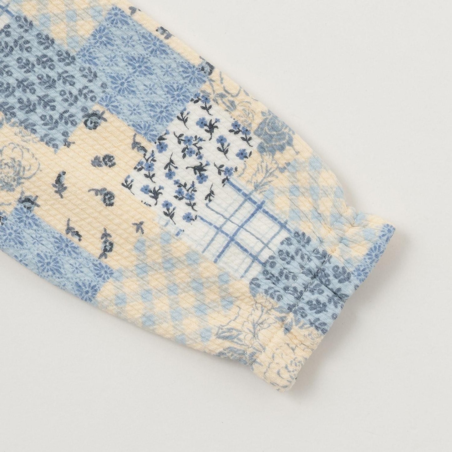 拼色前荷葉邊連體衣