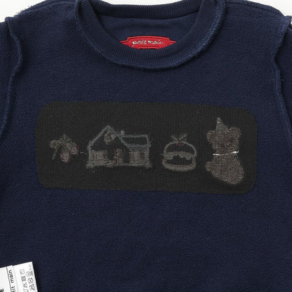 【フワのびっと】拼接貼布衛衣