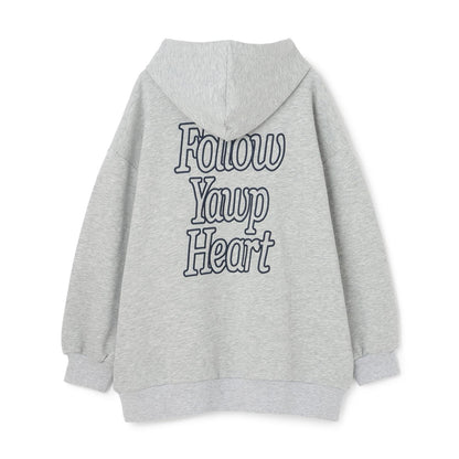 【LTXC】【純棉100%】背部字母印花長款連帽衛衣