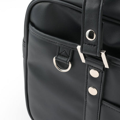 合成皮革學生包