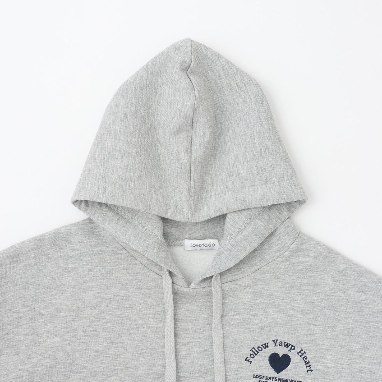 【LTXC】【純棉100%】背部字母印花長款連帽衛衣