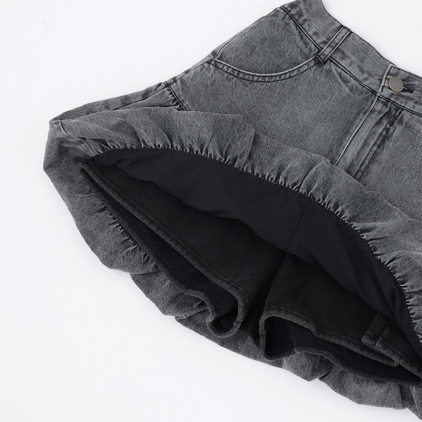 【LTXC】牛仔燈籠裙