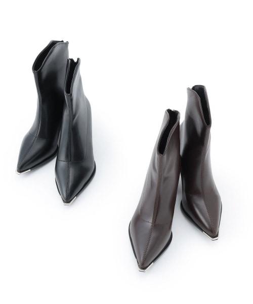 尖頭短靴【韓國時尚】