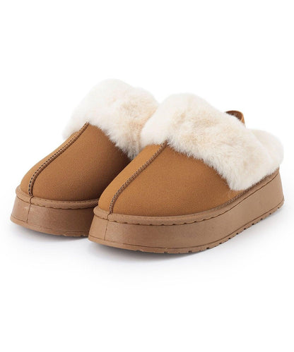 仿羊羔毛拖鞋【韓國時尚】