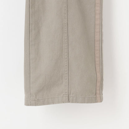 【trois lapins】側邊條紋工裝褲