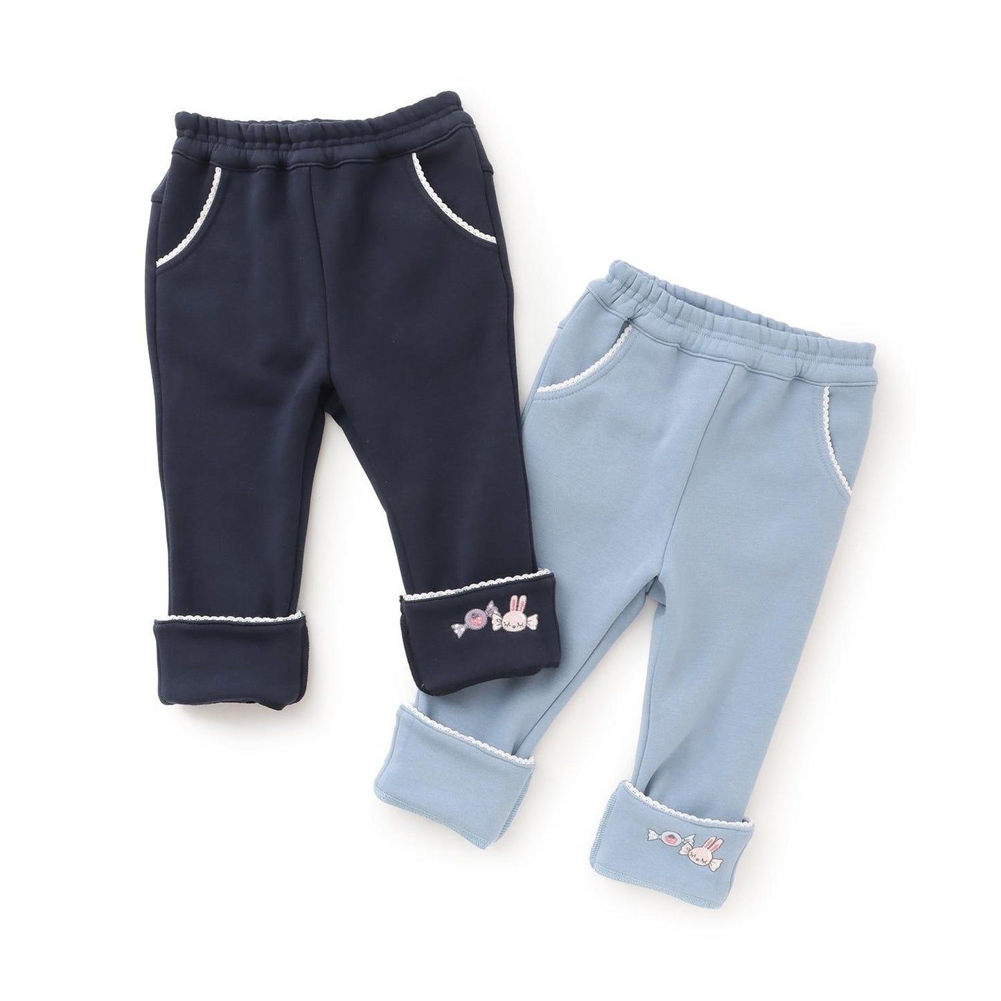 光滑內襯搖粒絨長褲