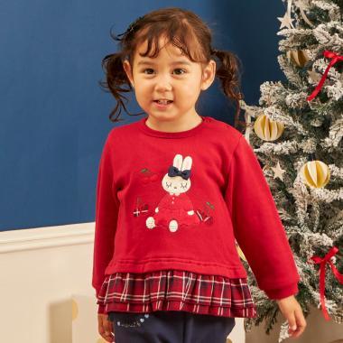 mimi醬貼布繡先染格子×衛衣布衛衣