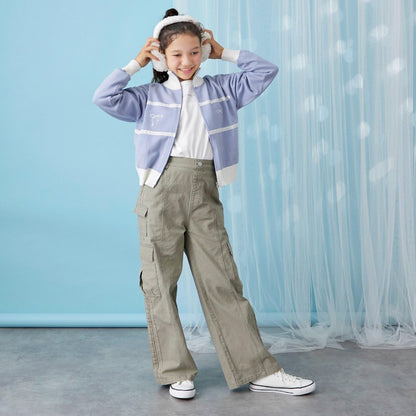 【trois lapins】雙拉鍊針織開衫