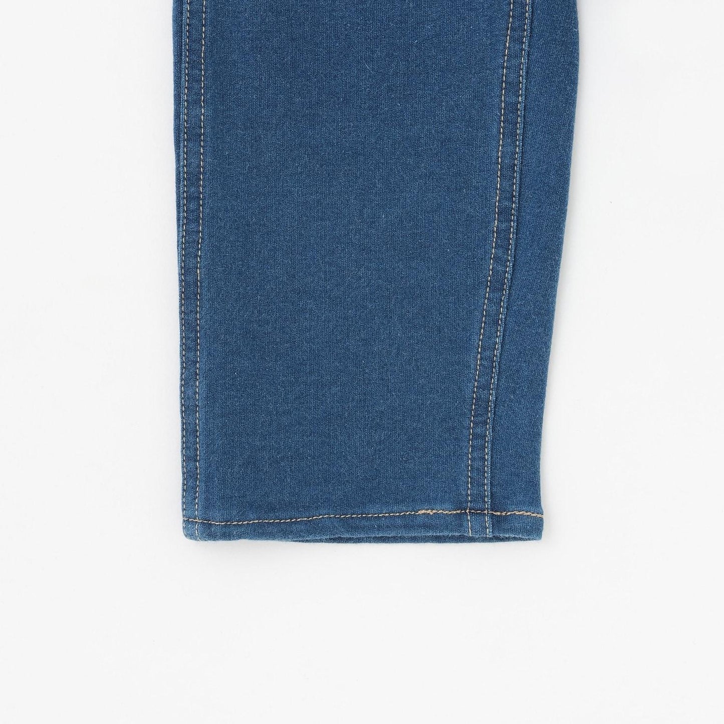 針織牛仔揹帶褲