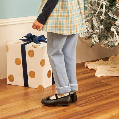 光滑內襯搖粒絨長褲