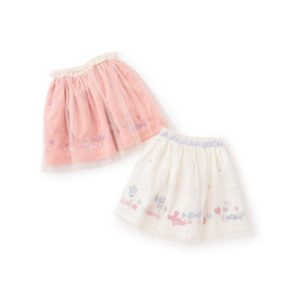 mimi醬刺繡網紗裙