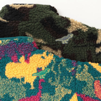 迷彩印花羊羔絨夾克