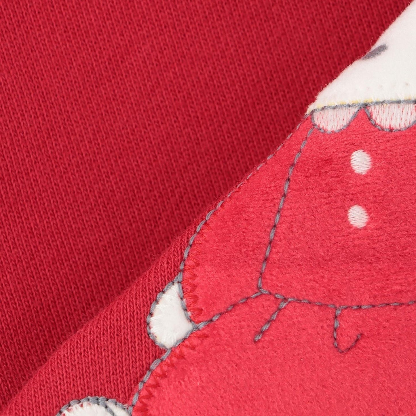 mimi醬貼布繡先染格子×衛衣布衛衣