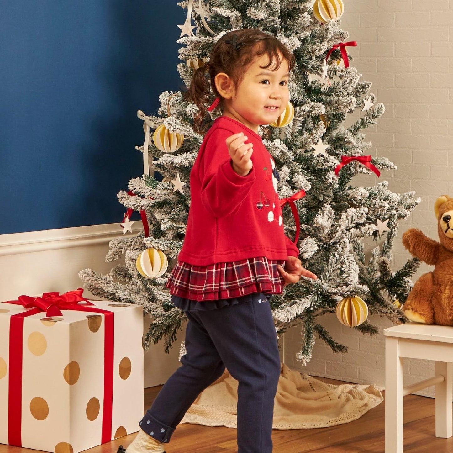 mimi醬貼布繡先染格子×衛衣布衛衣