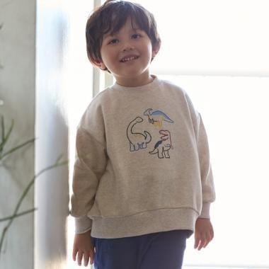 〈フワのびっと〉刺繡拼接衛衣