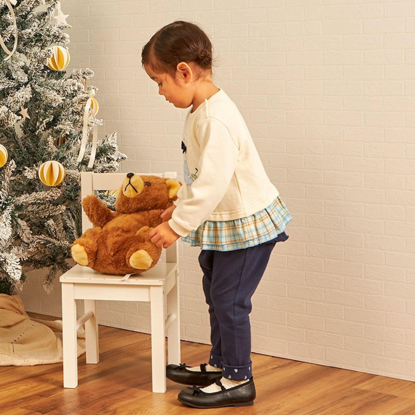 mimi醬貼布繡先染格子×衛衣布衛衣