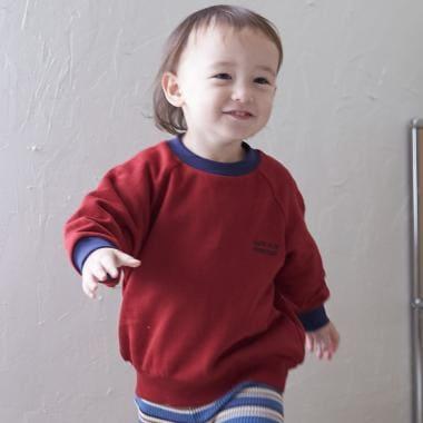 【GOODPRICE】加絨拼色領口衛衣