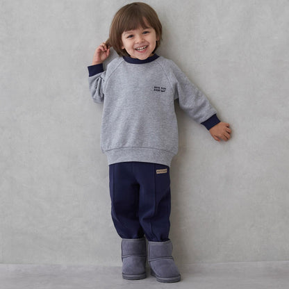 【GOODPRICE】加絨拼色領口衛衣