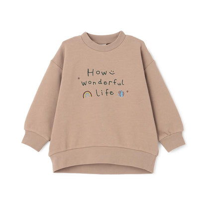 〈フワのびっと〉刺繡拼接衛衣