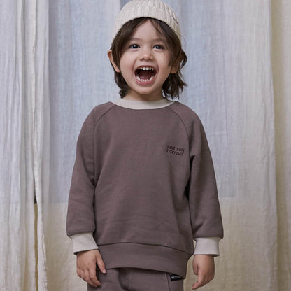 【GOODPRICE】加絨拼色領口衛衣