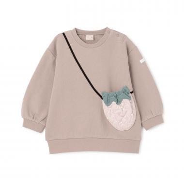 【加絨】草莓斜挎包衛衣