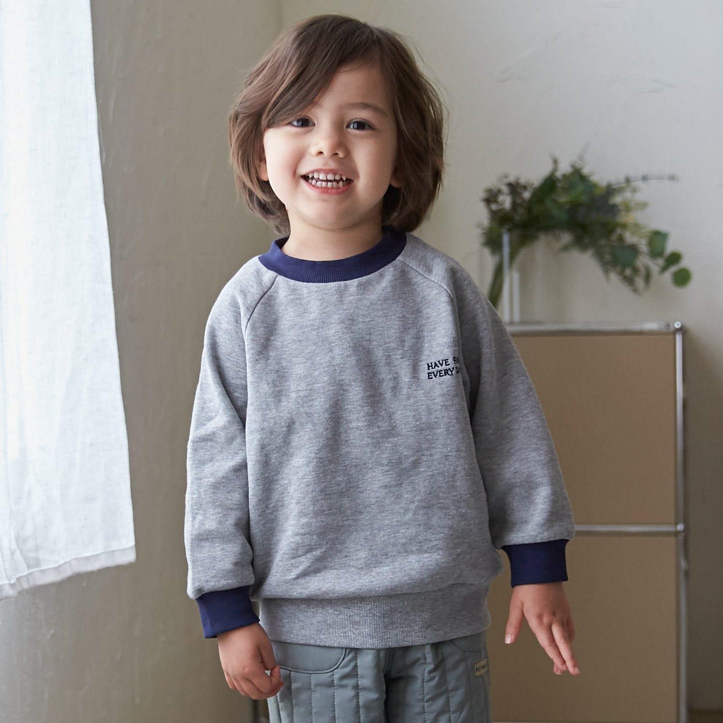 【GOODPRICE】加絨拼色領口衛衣