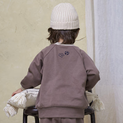 【GOODPRICE】加絨拼色領口衛衣