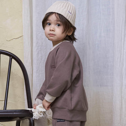 【GOODPRICE】加絨拼色領口衛衣