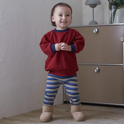 【GOODPRICE】加絨拼色領口衛衣