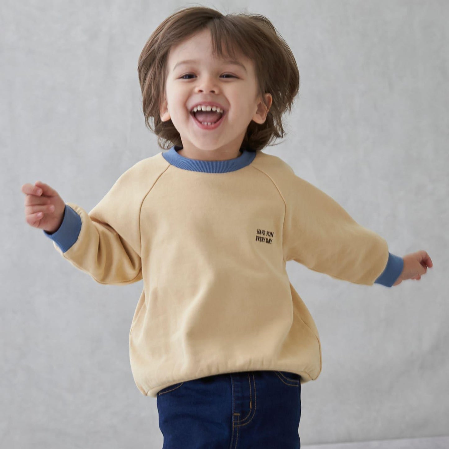 【GOODPRICE】加絨拼色領口衛衣