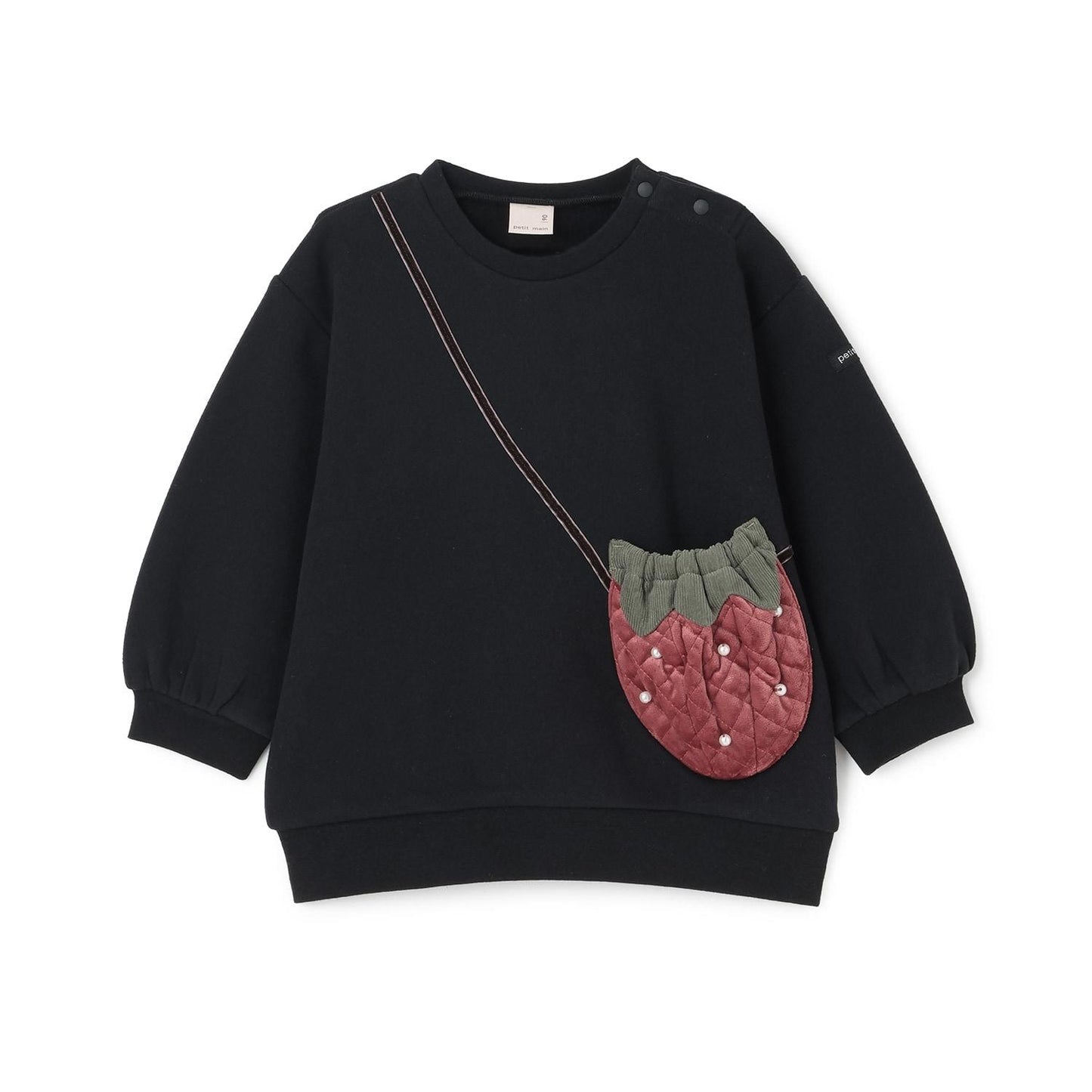 【加絨】草莓斜挎包衛衣