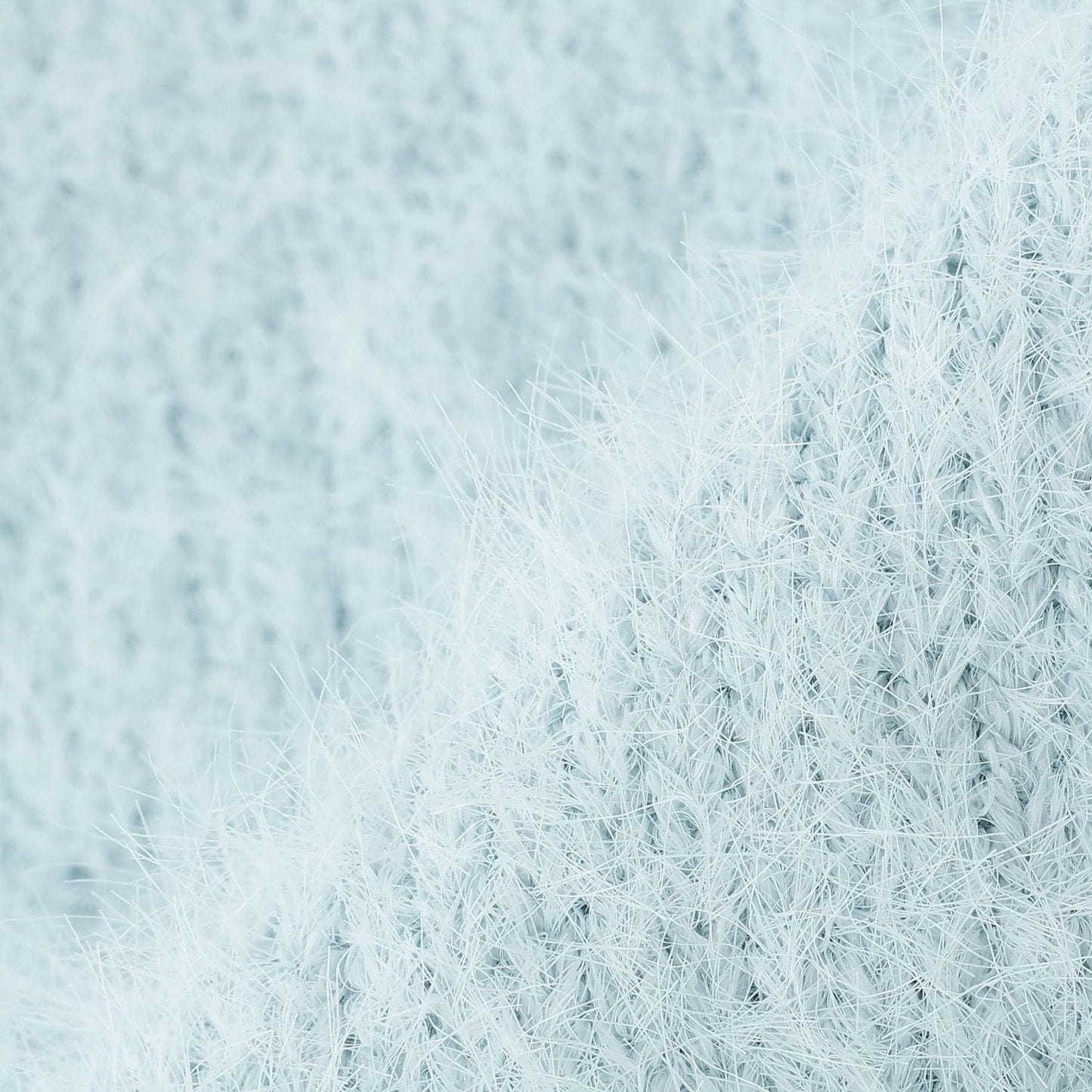 【trois lapins】長毛針織V領開衫